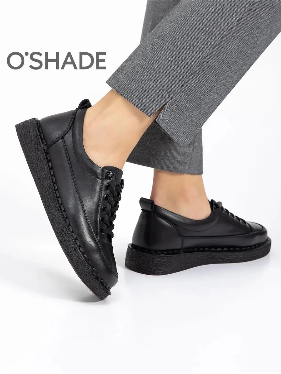 Полуботинки женские черные