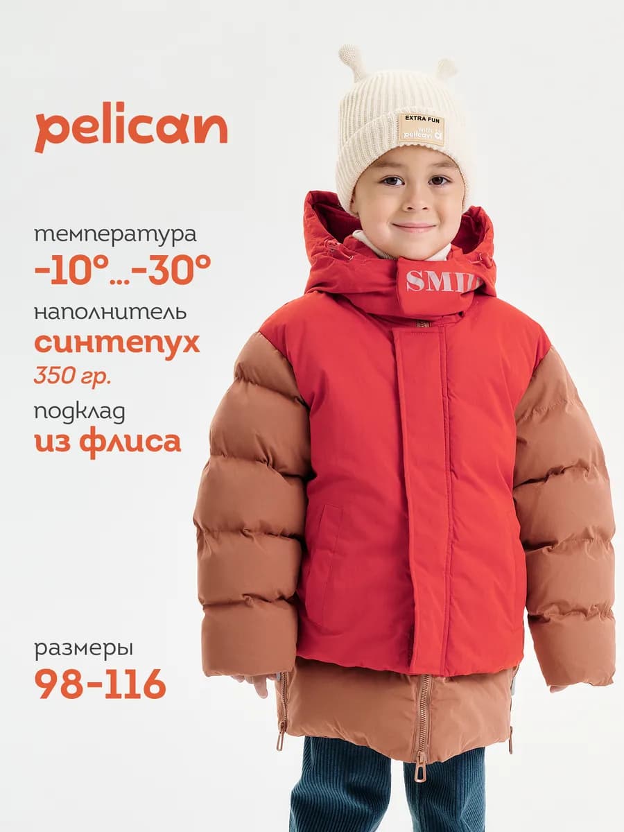 Куртка детская для мальчика зимняя пуховик