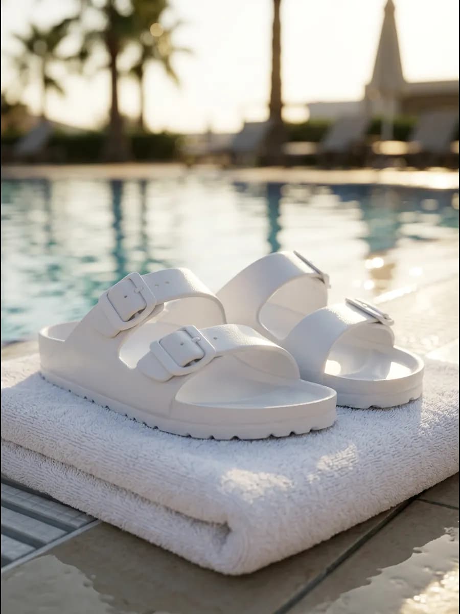 Шлепанцы резиновые эва - фото 1