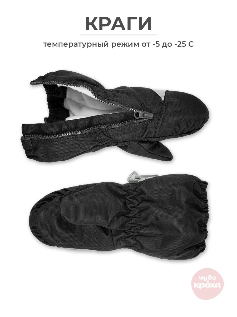 Варежки детские зимние