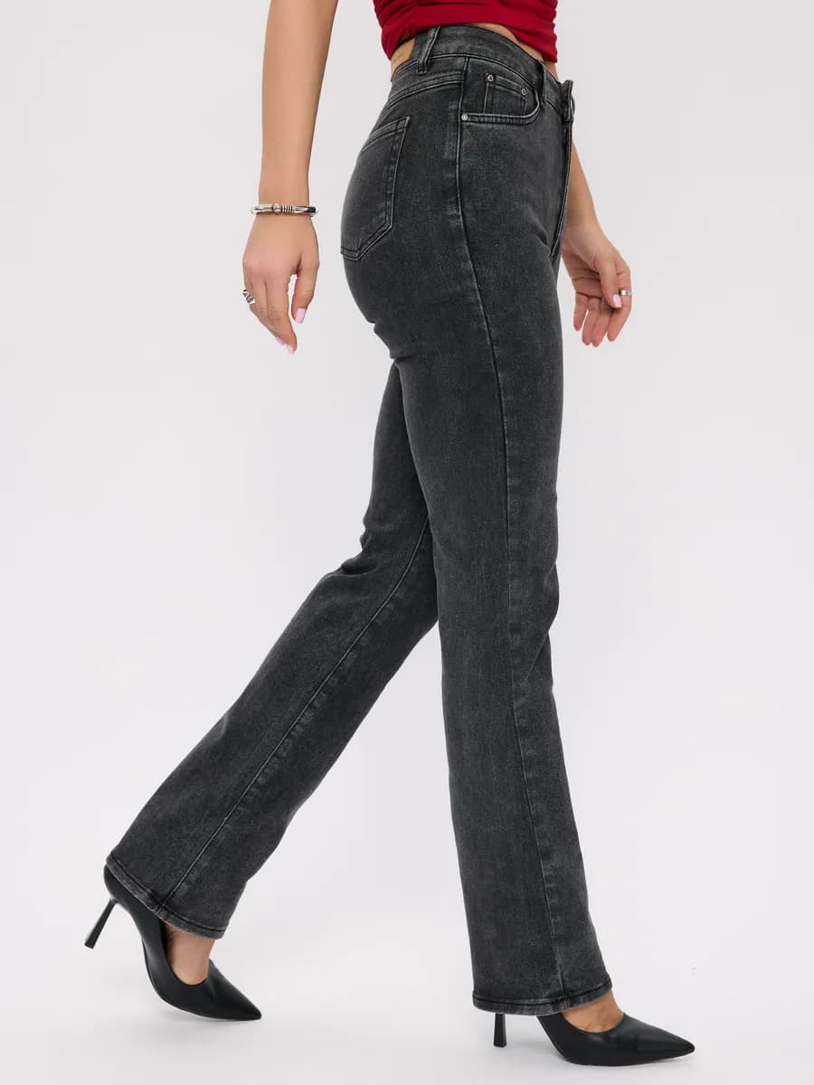 Джинсы прямые классические стрейч