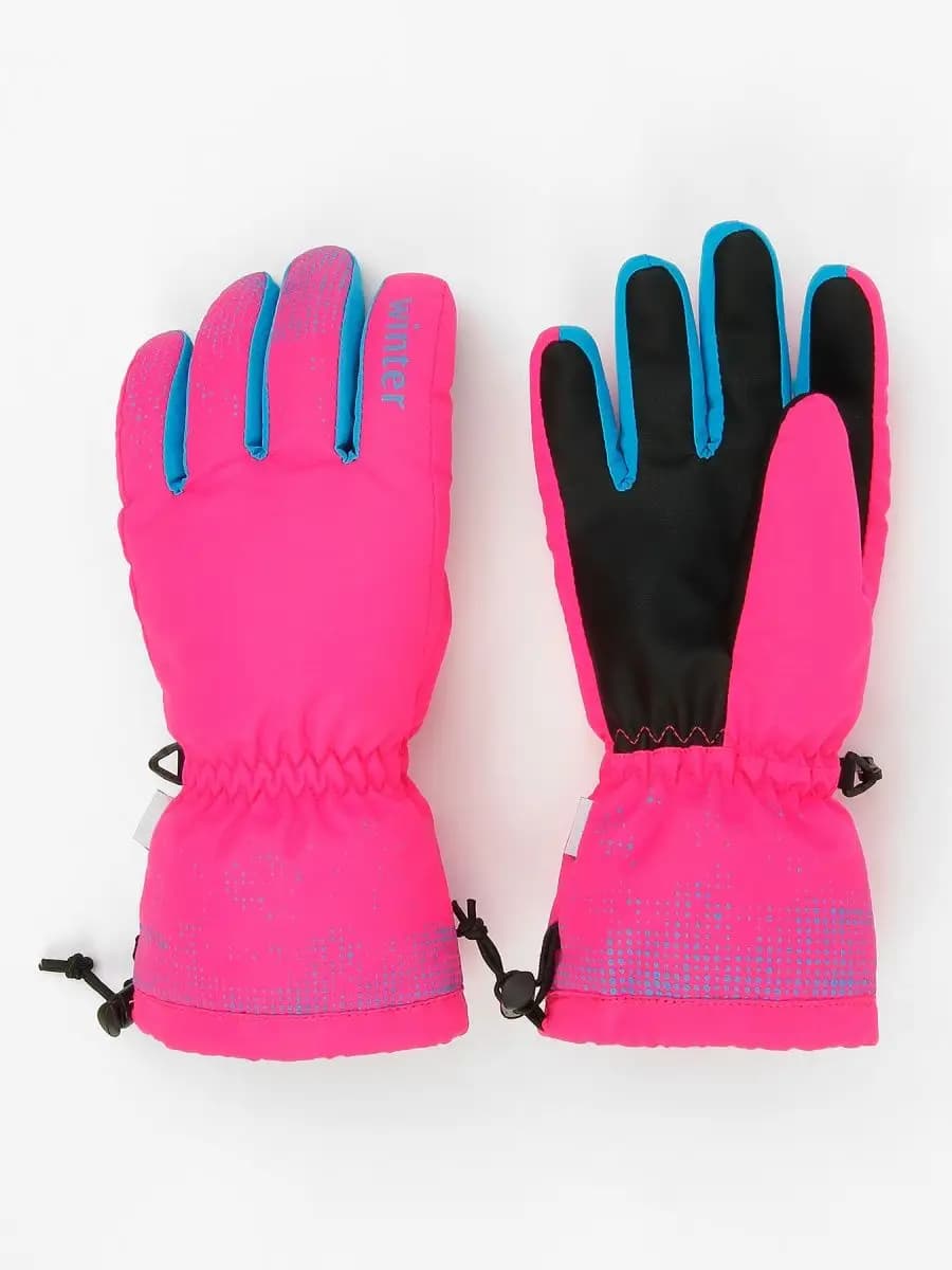 Перчатки детские непромокаемые на флисе до -30 - фото 1