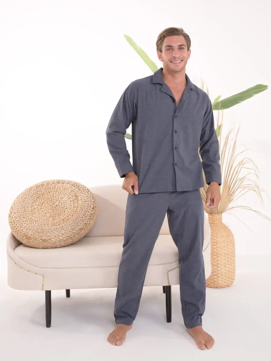 Пижама новогодняя мужская со штанами