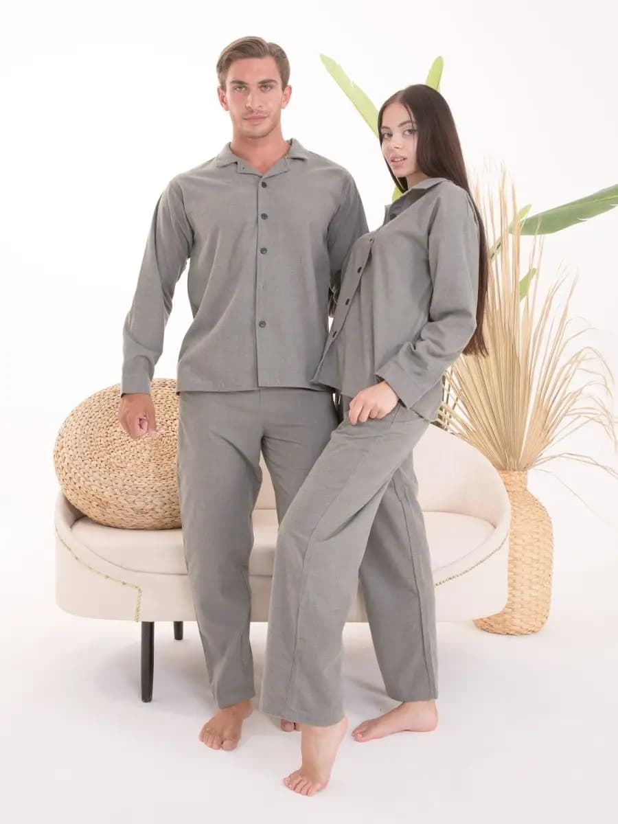 Пижама новогодняя мужская со штанами