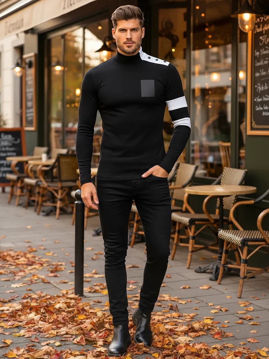 Водолазка повседневная свитер лонгслив толстовка