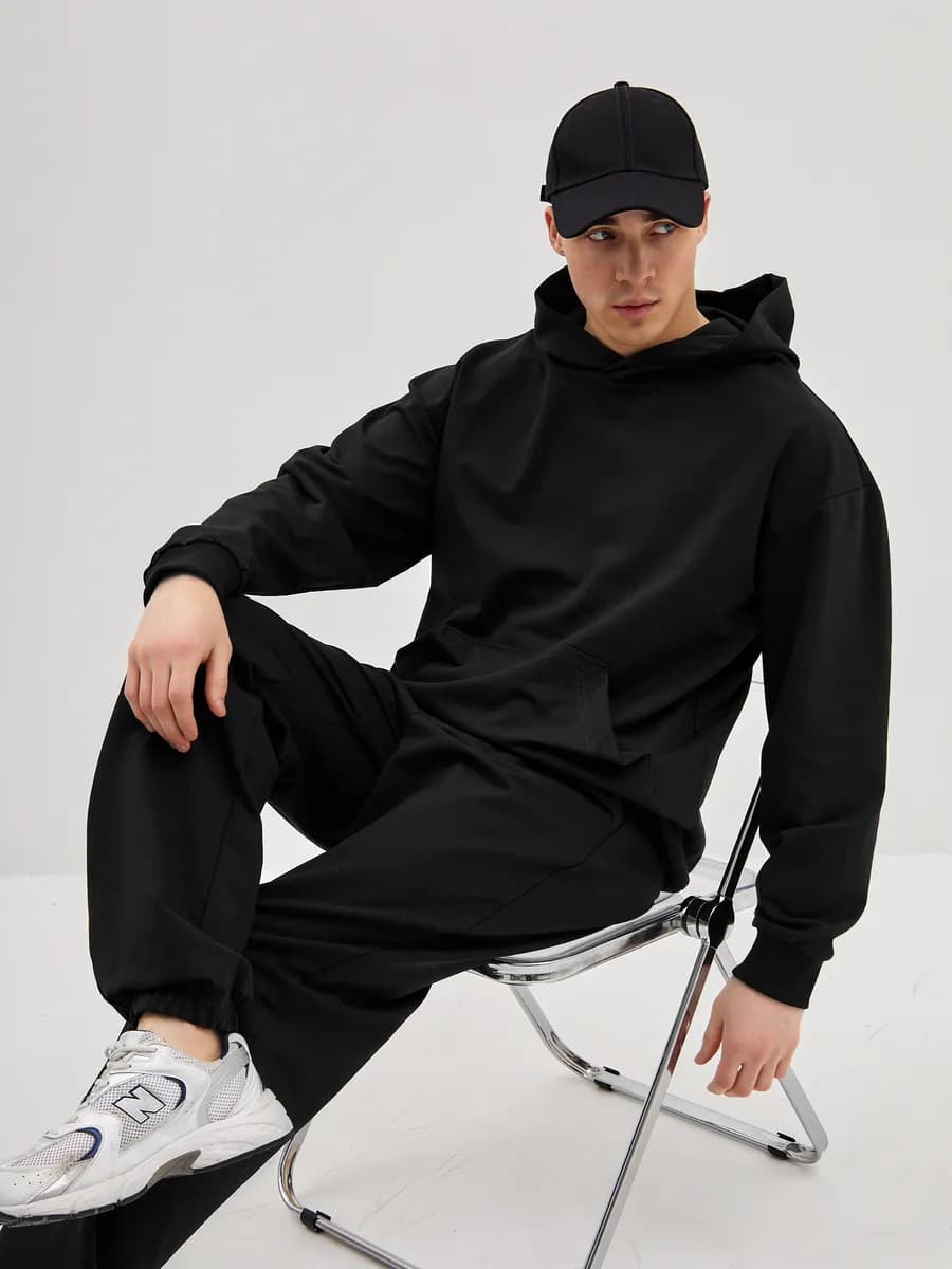 Осенний спортивный костюм без начеса - фото 1