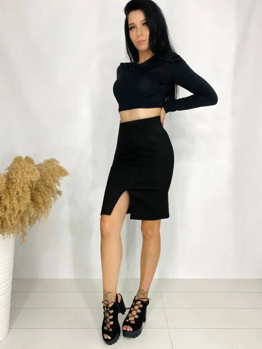 Юбка женская офисная карандаш - фото 1