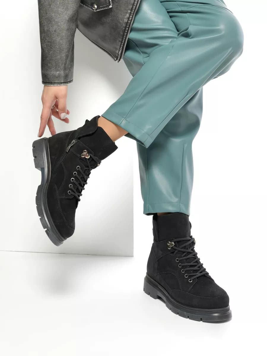 Ботинки зимние натуральный велюр