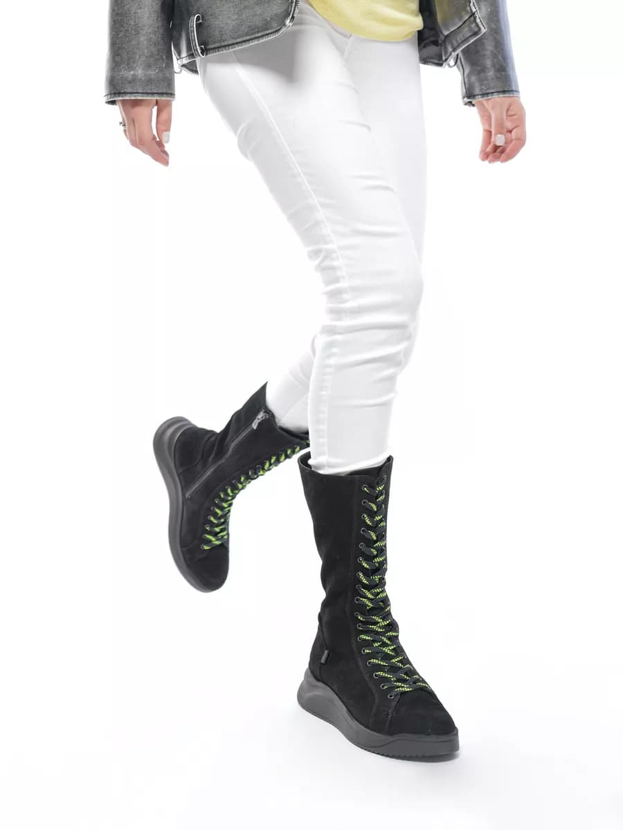 Ботинки зимние натуральный велюр