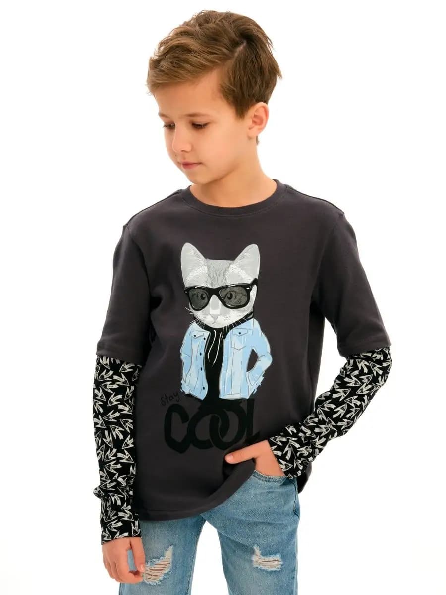 Лонгслив с длинным рукавом