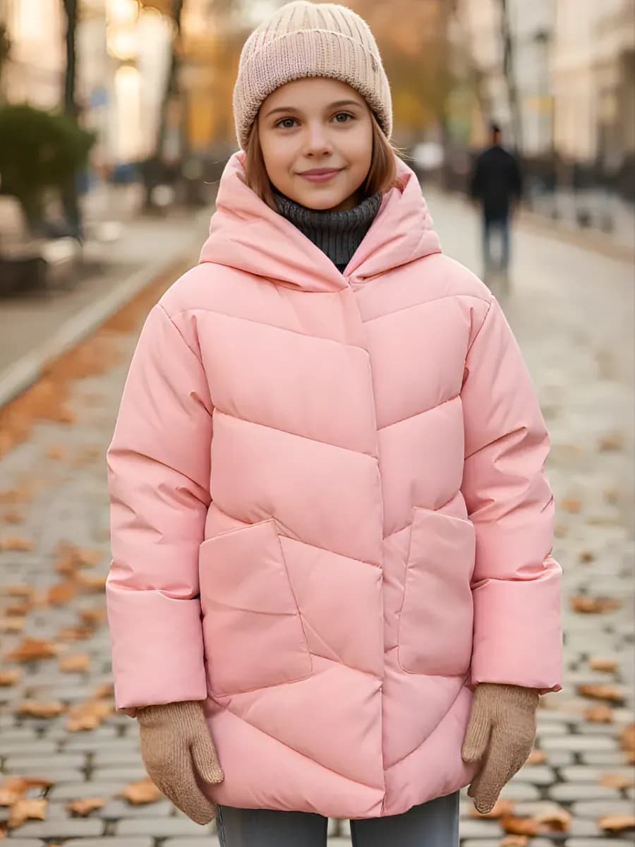Куртка демисезонная детская с капюшоном