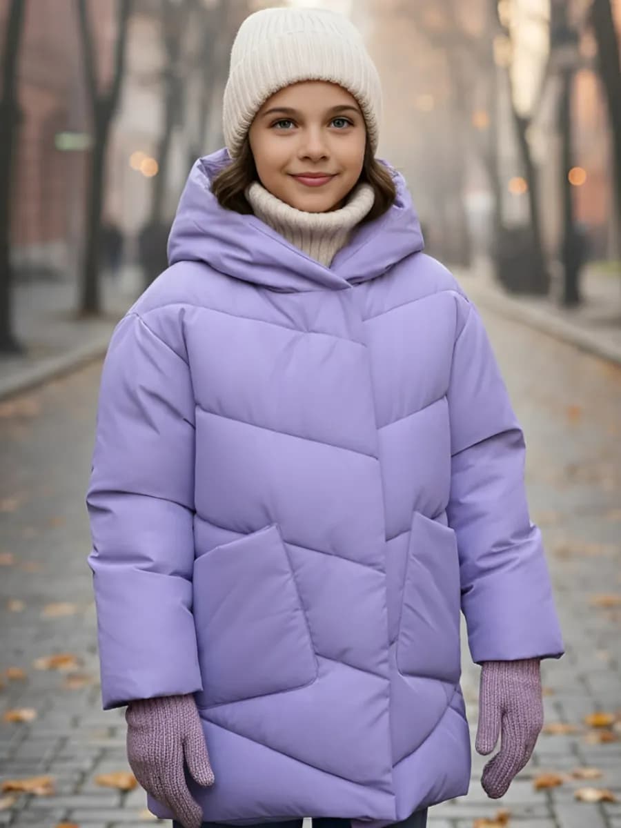 Куртка демисезонная детская с капюшоном