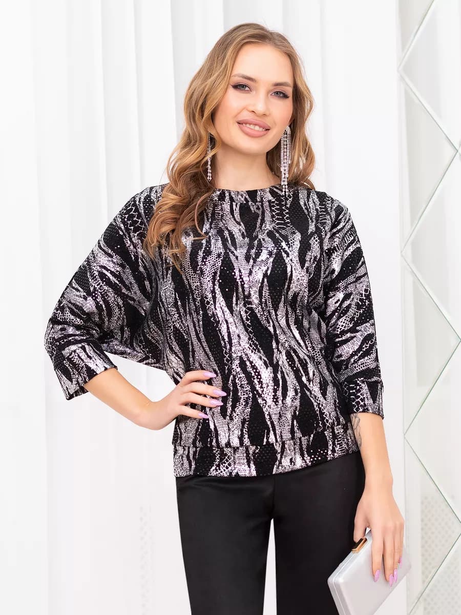 Джемпер трикотажный - фото 1