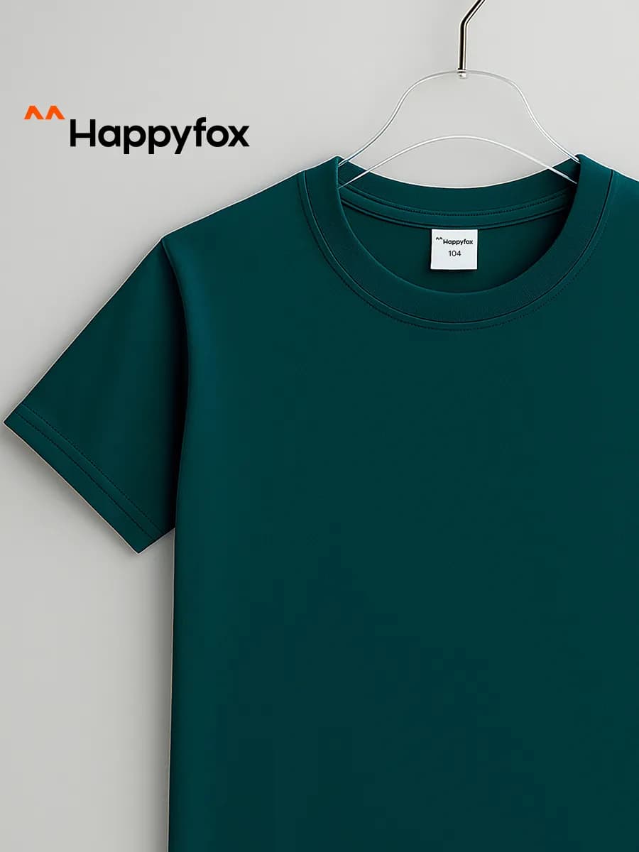 Футболка базовая детская хлопок школьная