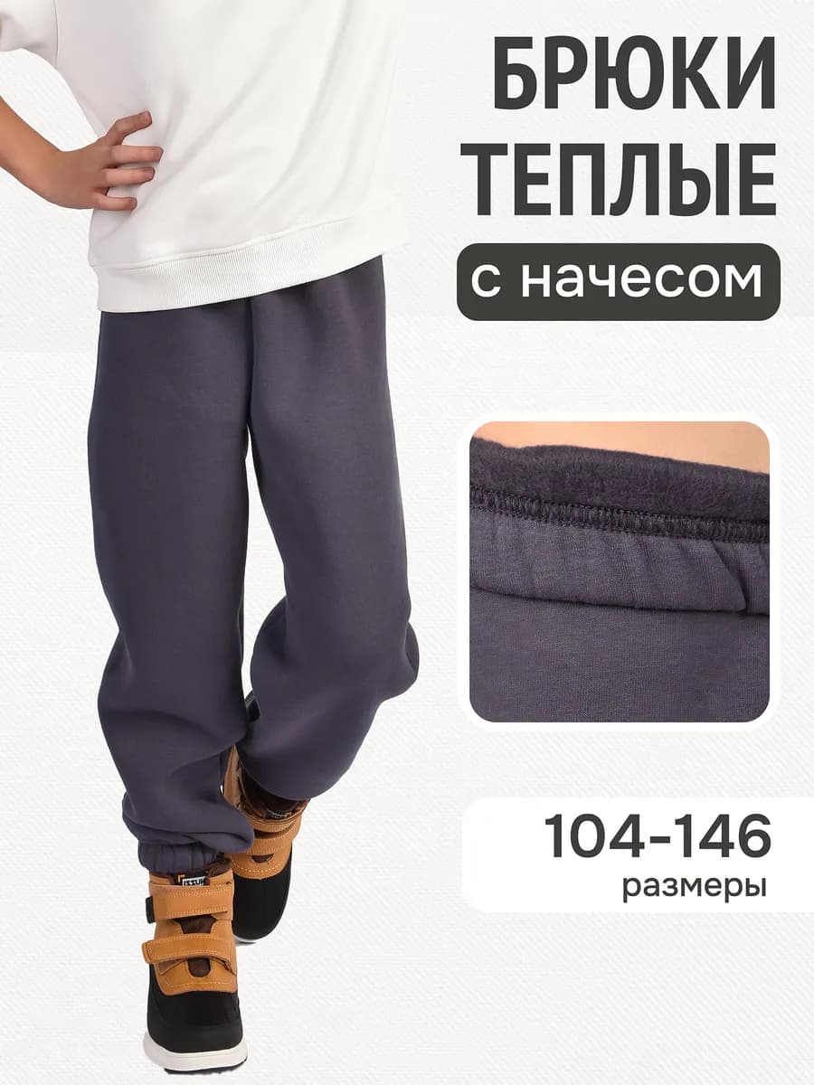 Брюки теплые с начесом