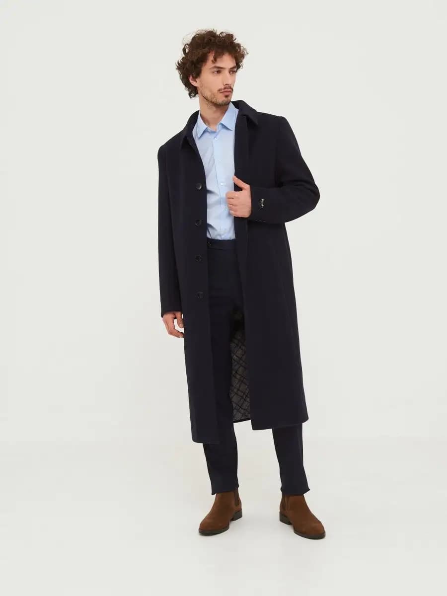 Пальто удлиненное демисезонное - фото 1