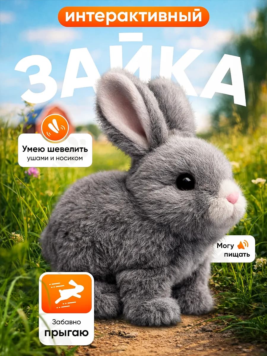 Интерактивная игрушка зайка