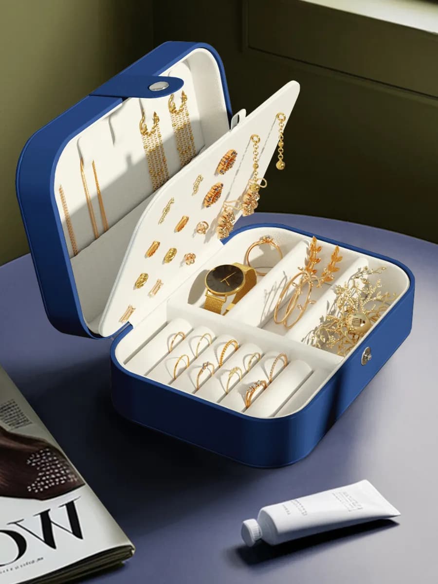 Шкатулка для хранения украшений и бижутерии большая