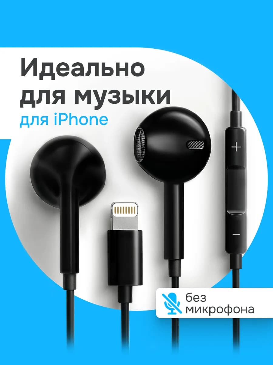 Наушники проводные