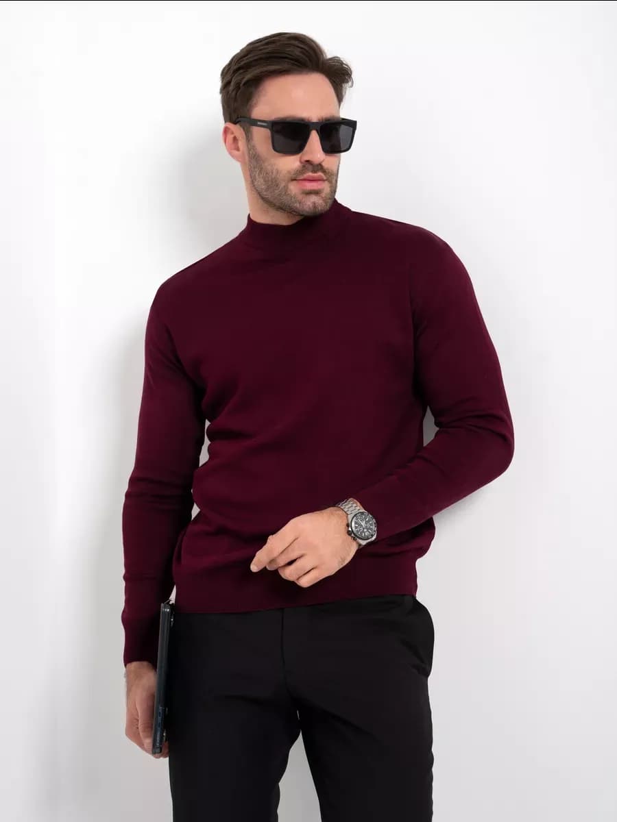 Водолазка шерстяная теплая