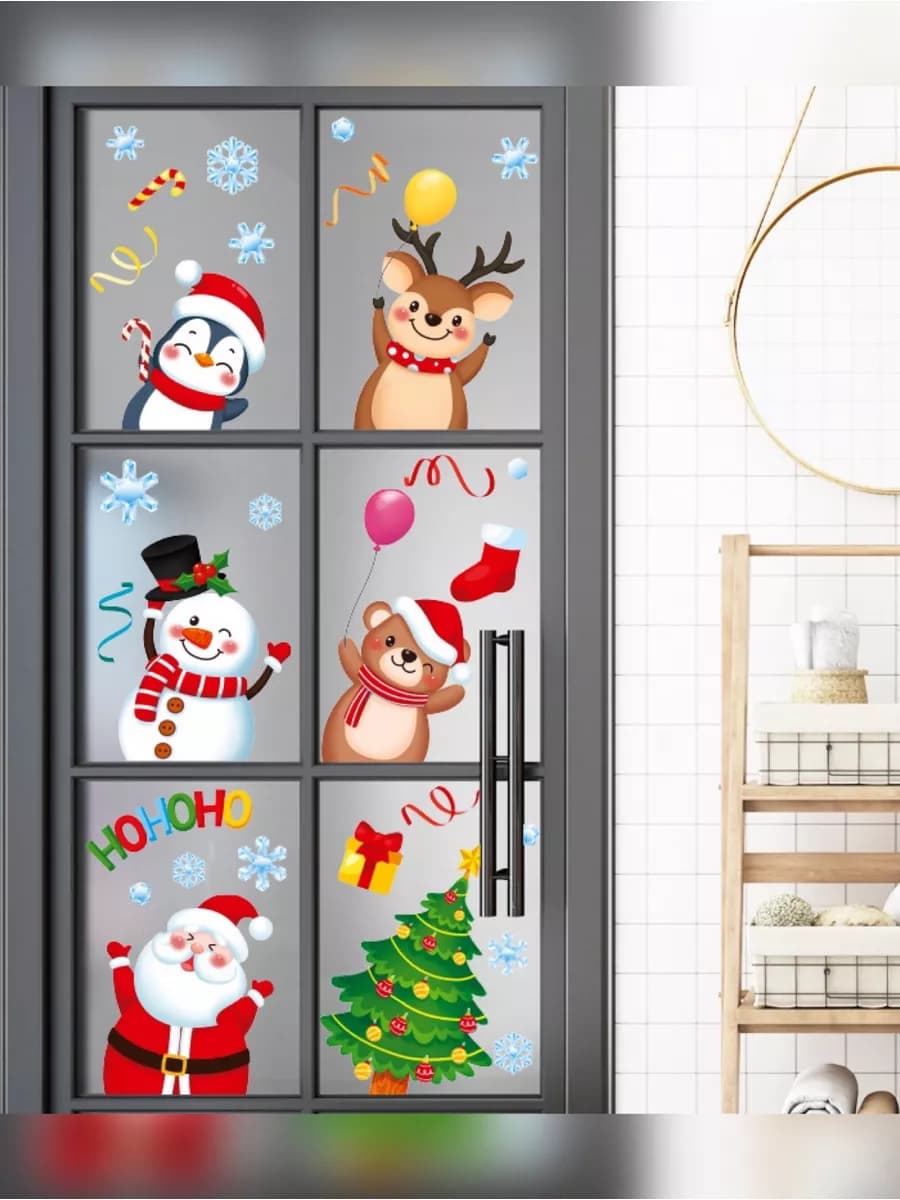 Интерьерные наклейки на окна двухсторонние - фото 1