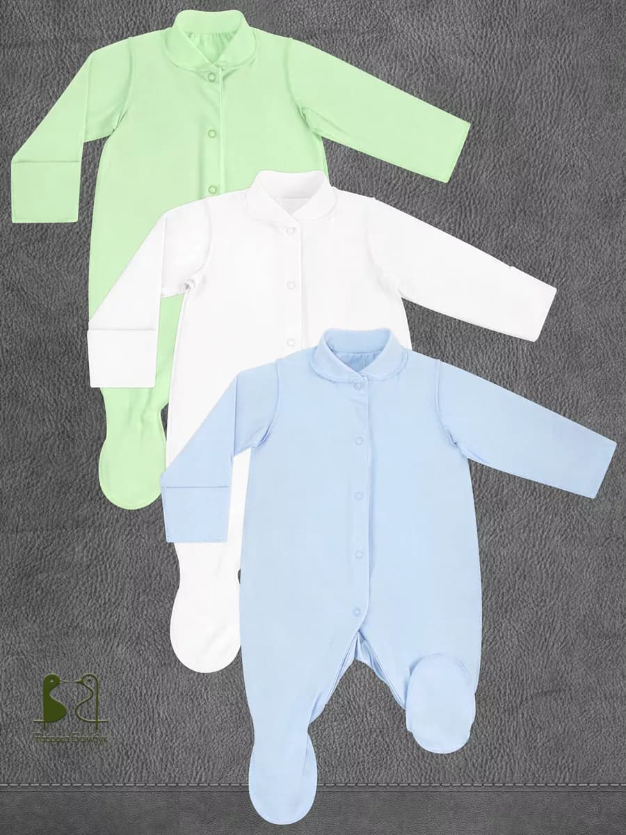 Комбинезон слип набор 3 штуки - фото 1