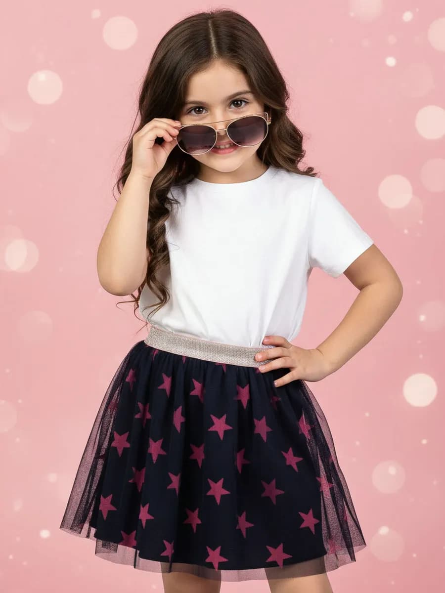 Юбка для девочки в садик