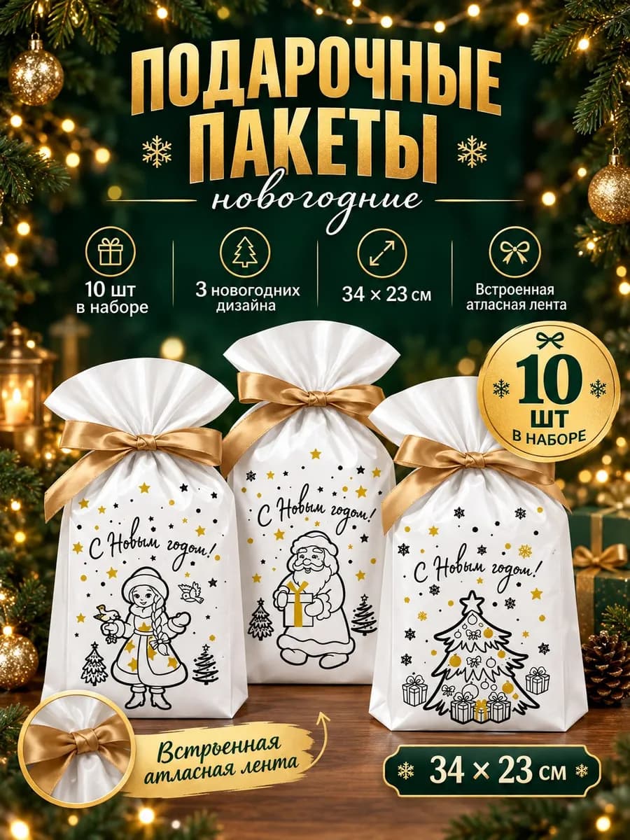 Подарочный пакет новогодний