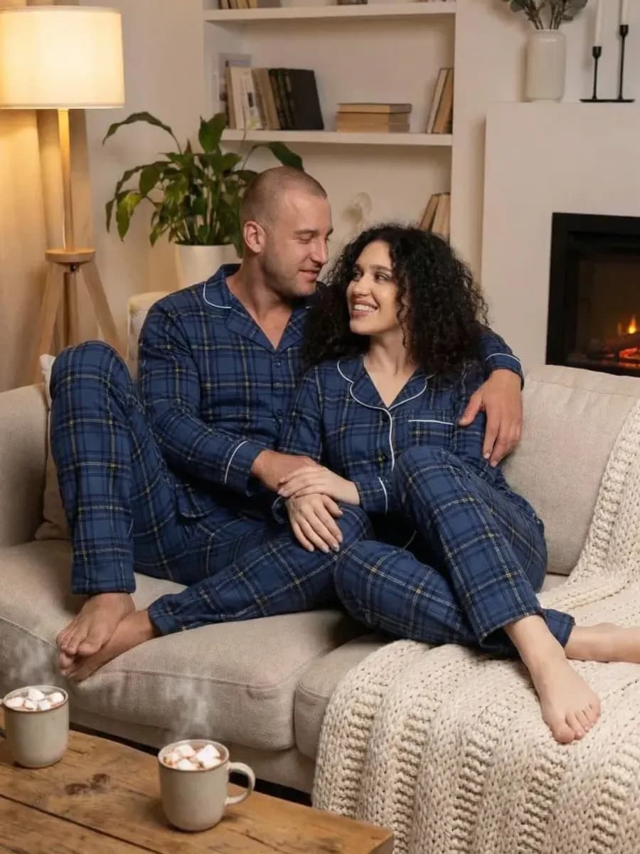 Пижама со штанами и рубашкой Family Look