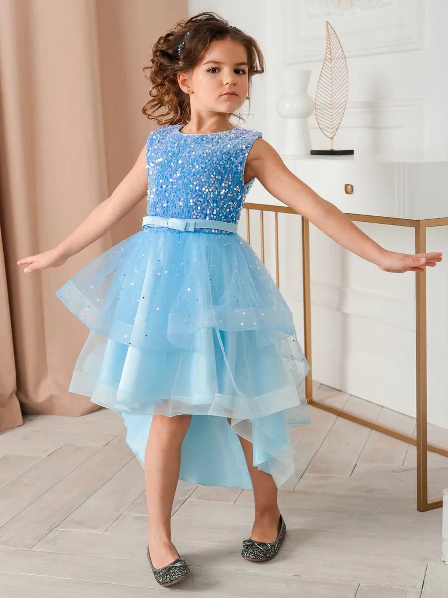 Платье праздничное с пайетками на утренник