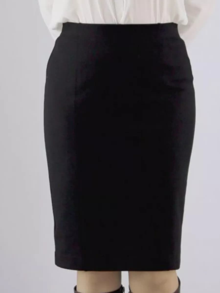 Юбка карандаш офисная на резинке