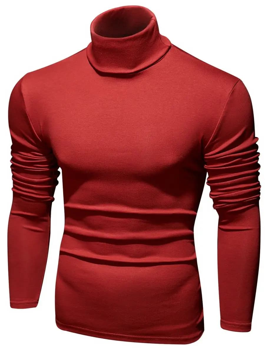 Водолазка утепленная с горлом - фото 1