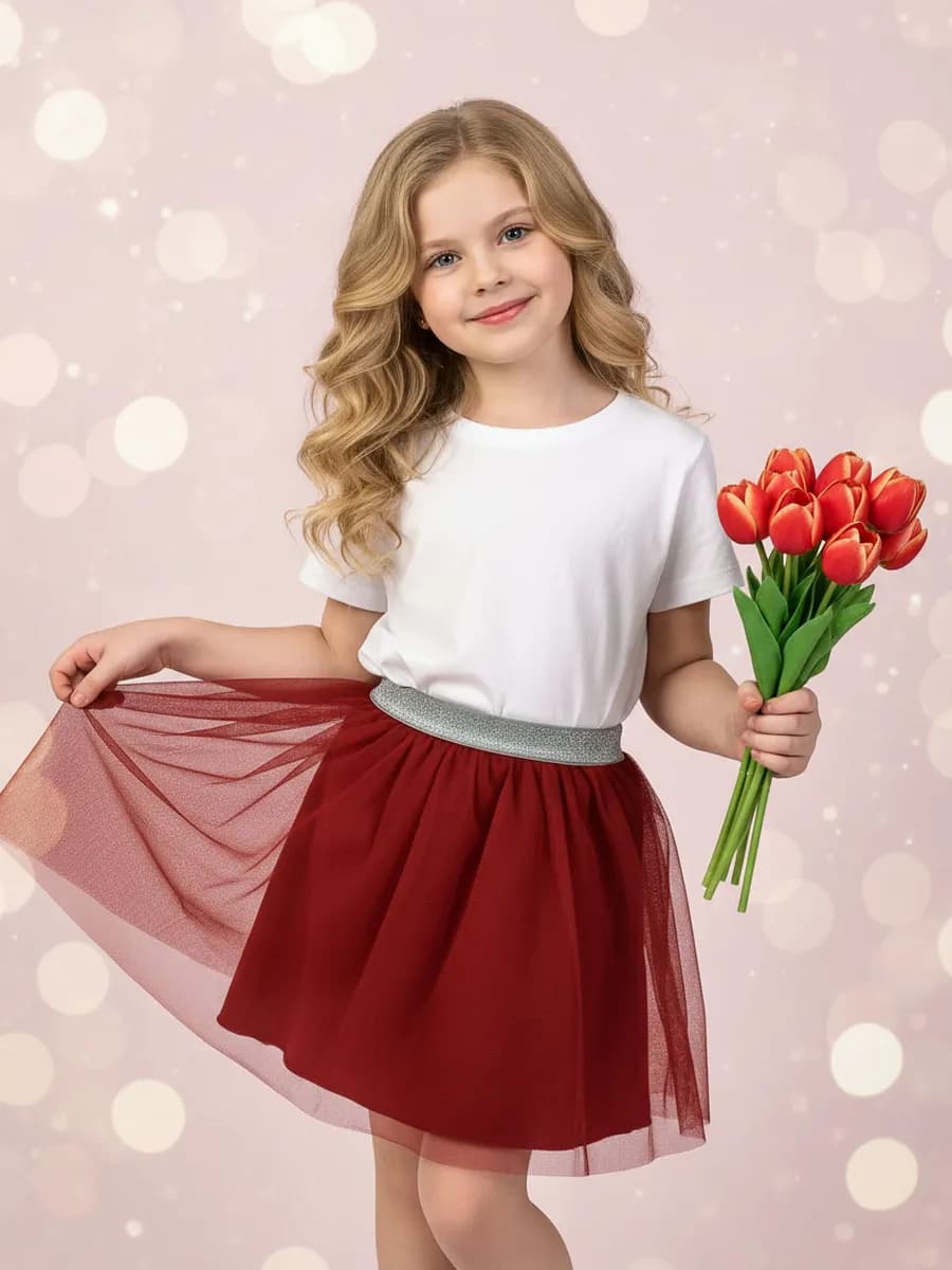 Юбка для девочки в садик