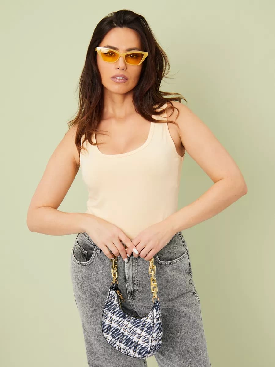 Майка базовая удлиненная