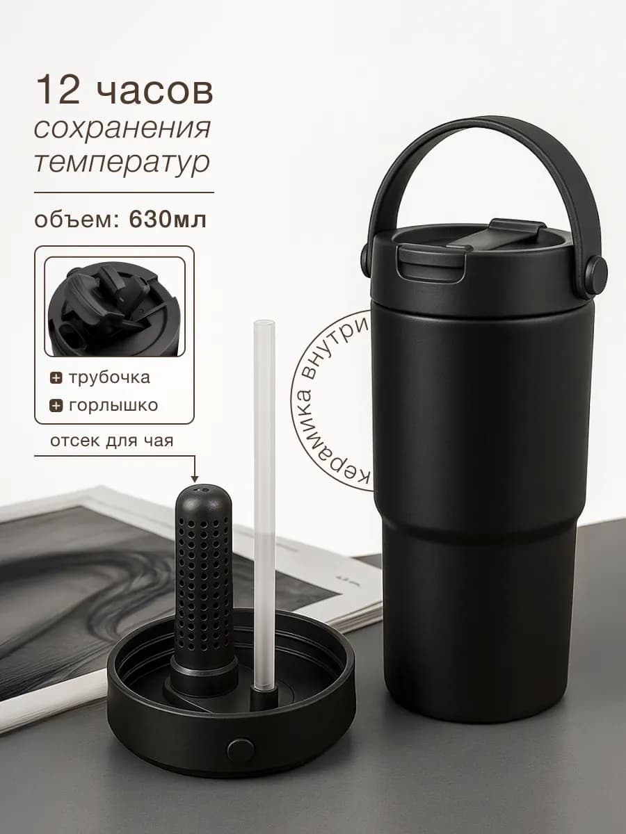 Термокружка с ситечком