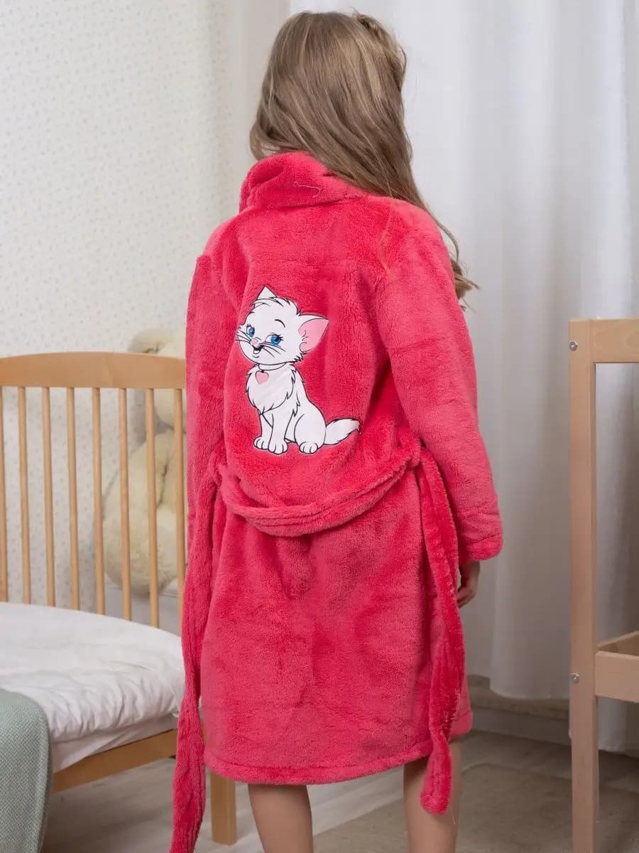 халат детский махровый длинный - фото 1