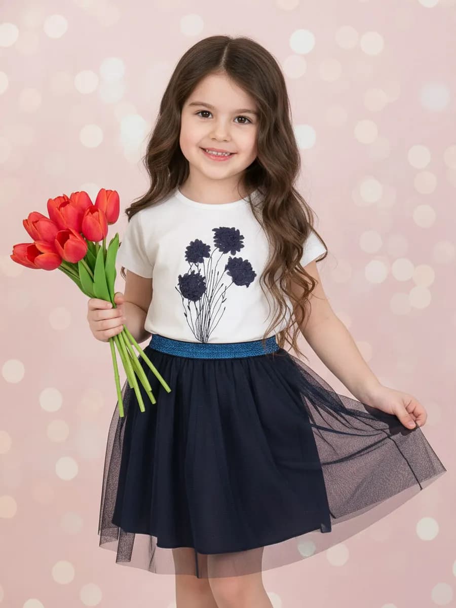 Юбка для девочки в садик - фото 1