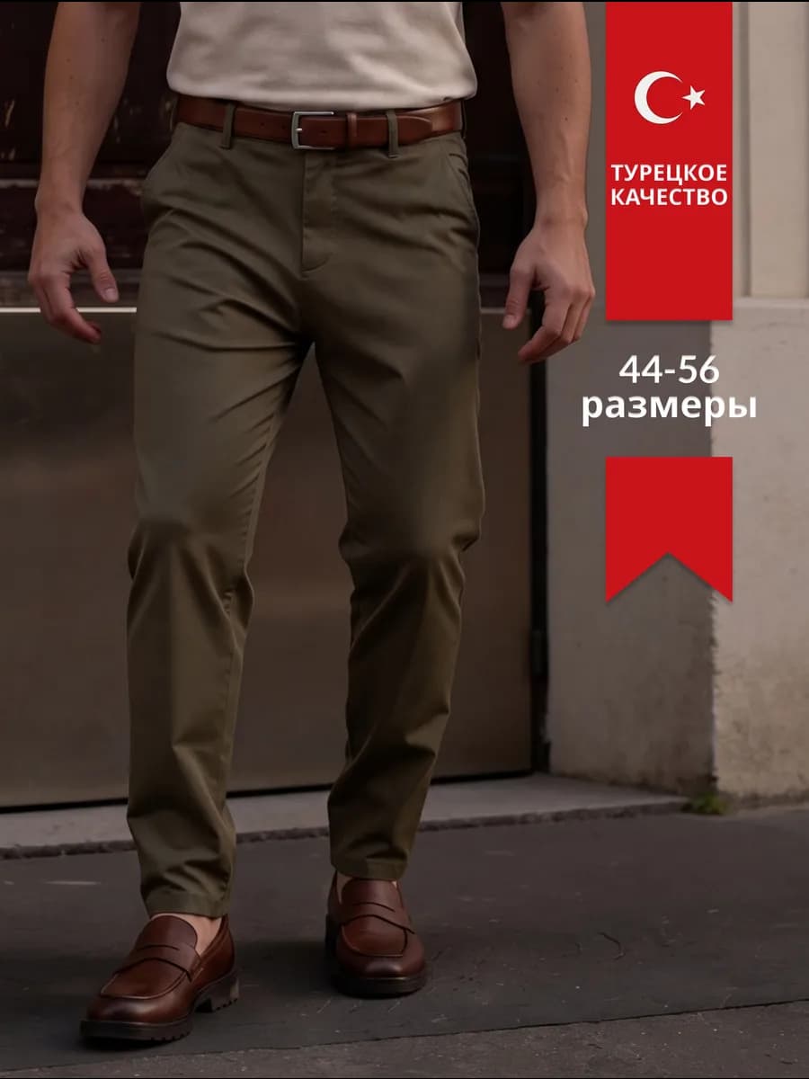 Брюки классические зауженные в офис