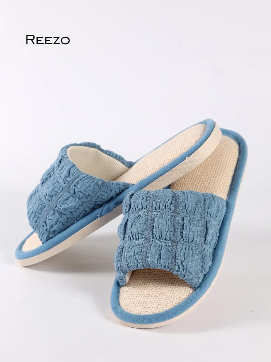 Тапочки женские домашние комнатные мягкие открытые