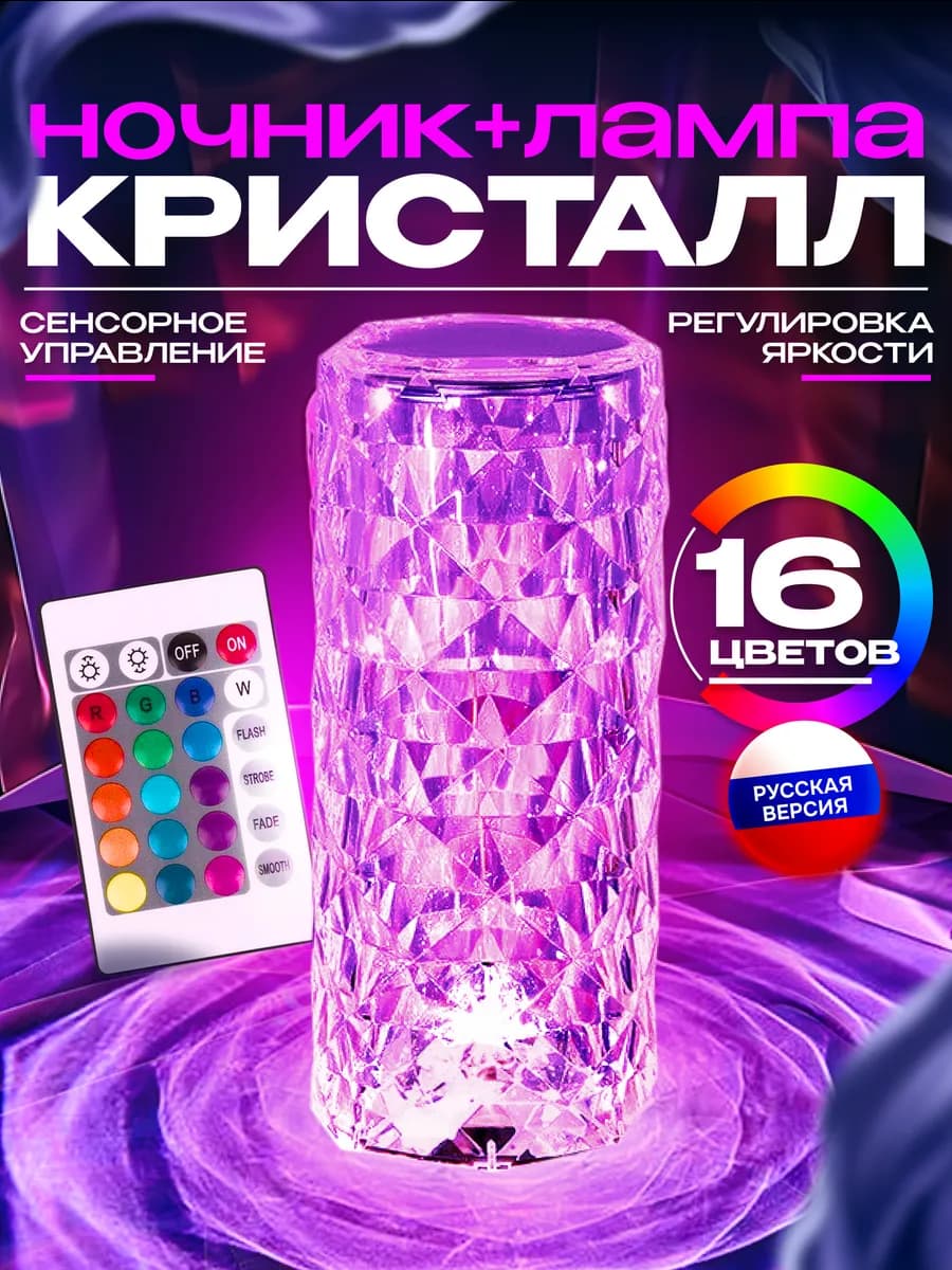 Ночник светильник новогодний в розетку на новый год