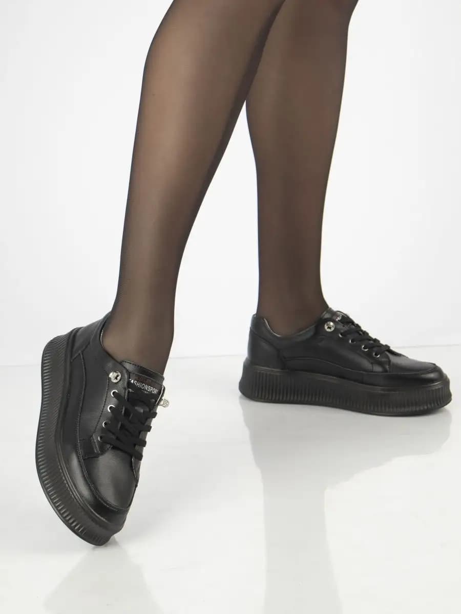 Кеды черные женские