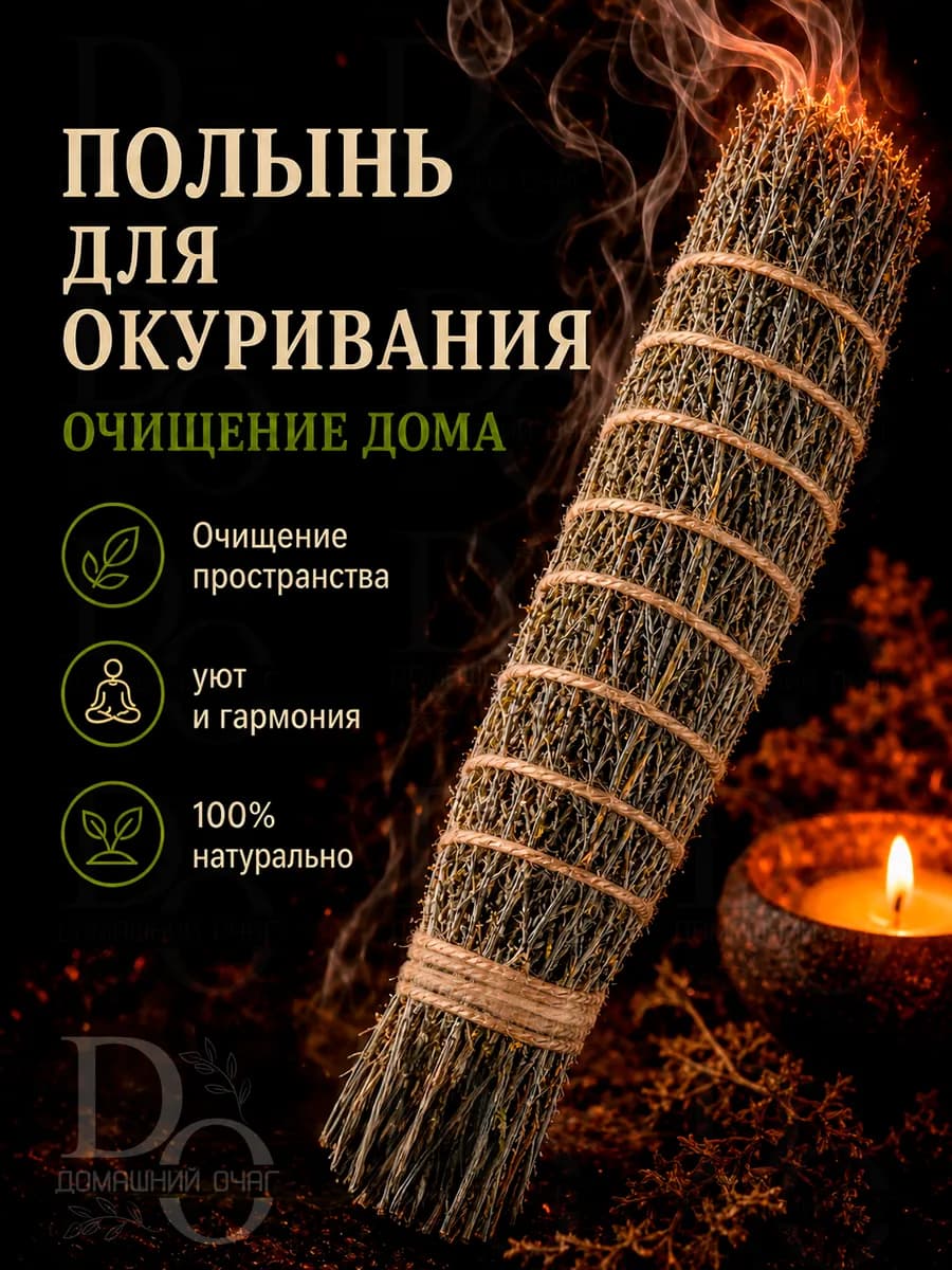Полынь трава сушеная для окуривания Скрутка оберег