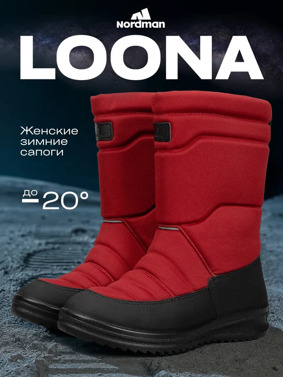 Loona Зимние дутики без липучки