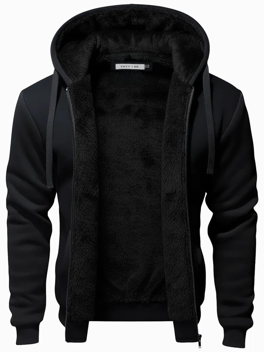 Толстовка утепленная с капюшоном на меху