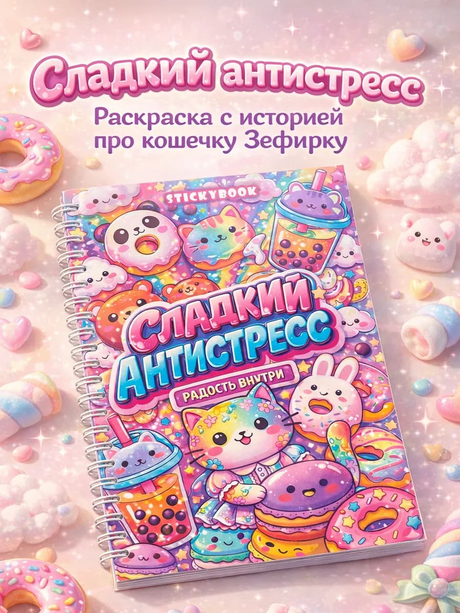 Раскраска для девочек, детей и малышей, А5