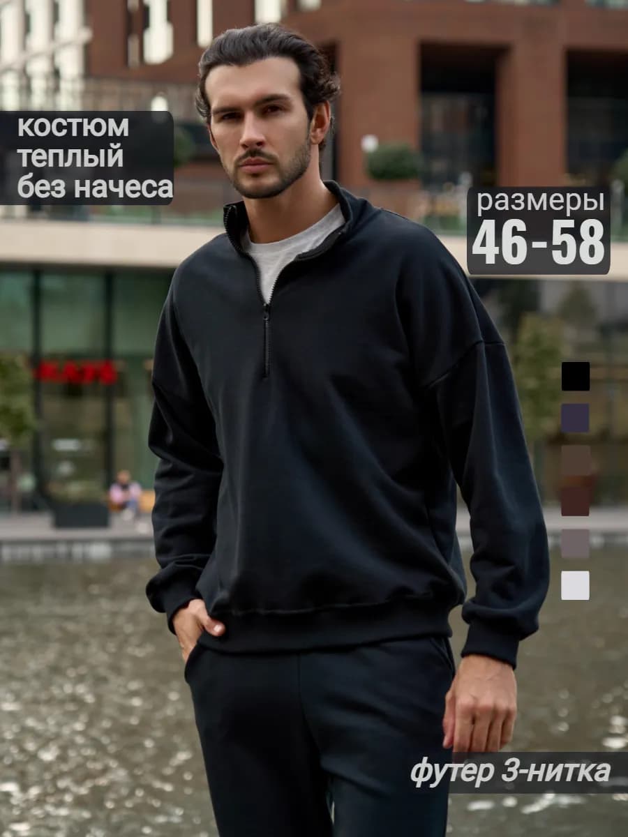 Спортивный костюм теплый на молнии