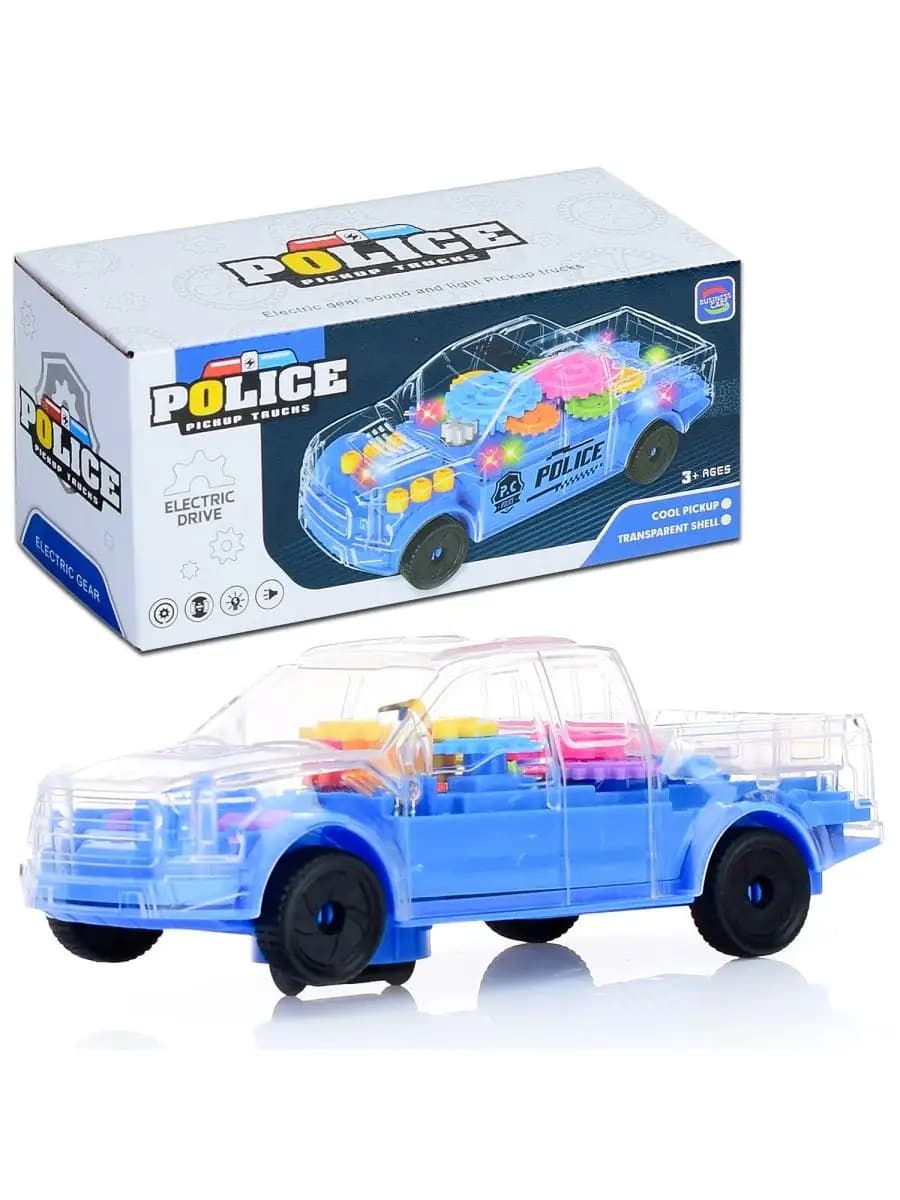 Игрушечный транспорт с шестерёнками - фото 1