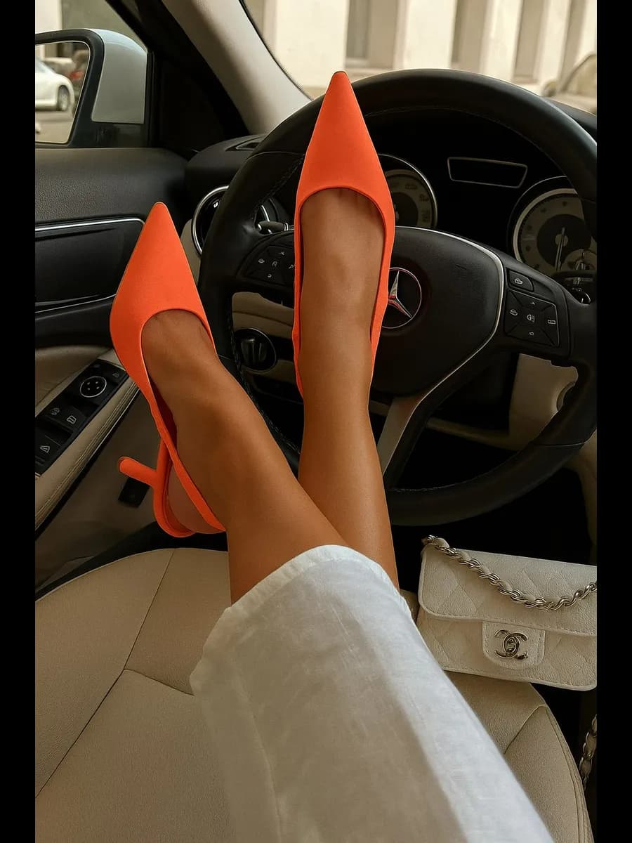 Туфли на высоком каблуке