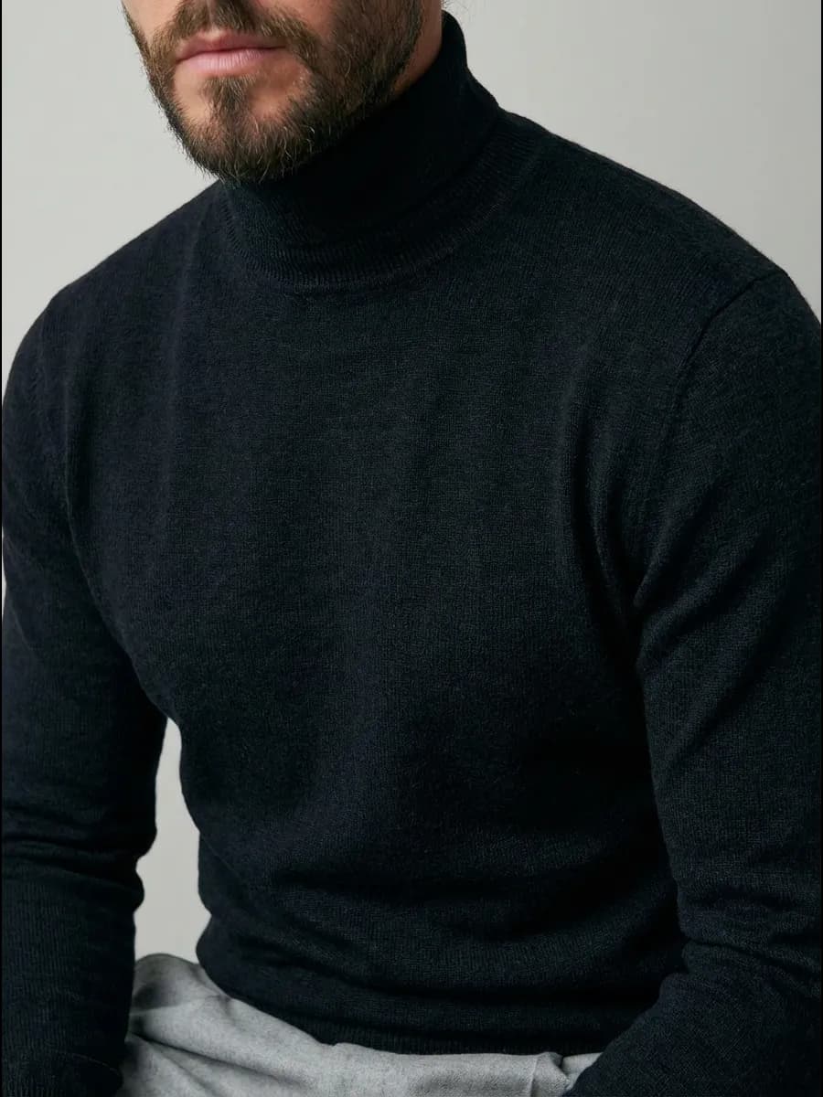 Водолазка с горлом кашемир теплая