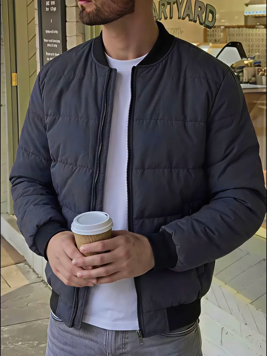 Бомбер куртка демисезонная